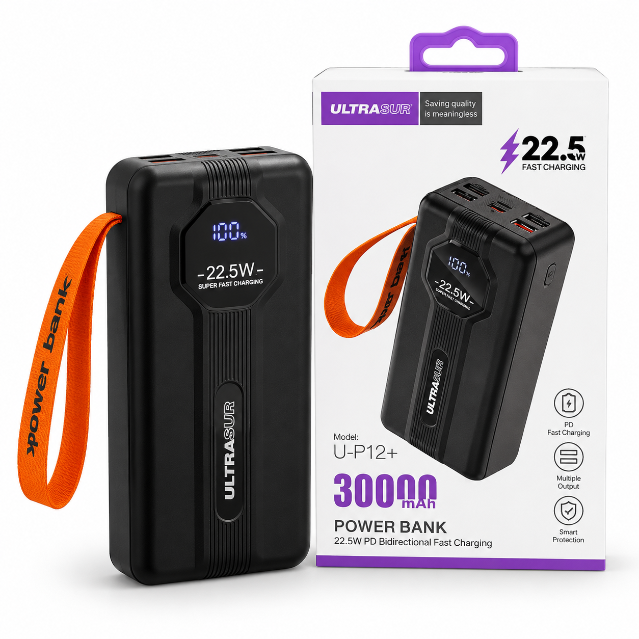 پاور بانک 30000 هزار p12+